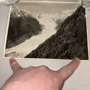 Original New Zealand Government Publicity Photo Franz Josef Glacier Xmas Outlook